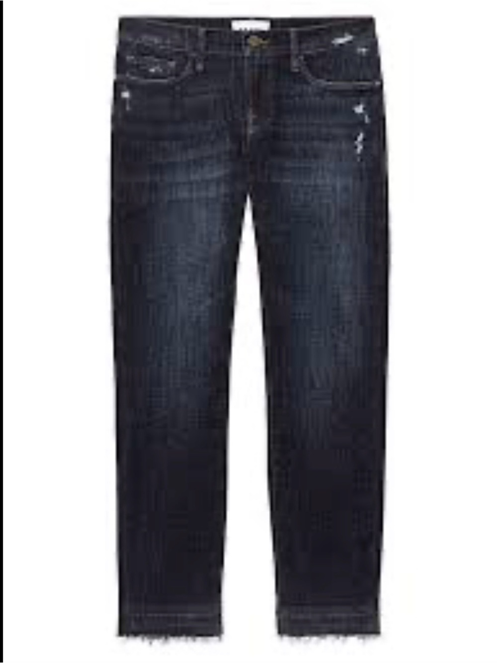 Frame Denim Le Garçon Dark Indigo Boyfriend Jeans